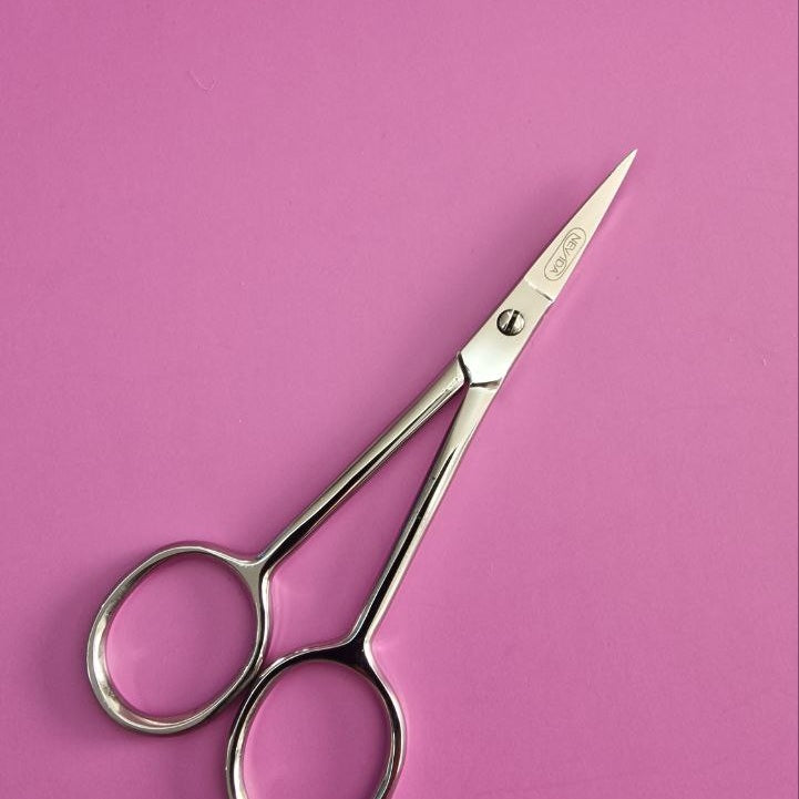 Forbicina Professionale per Baffi & Sopracciglia - Acciaio inox Nevida KE01-133