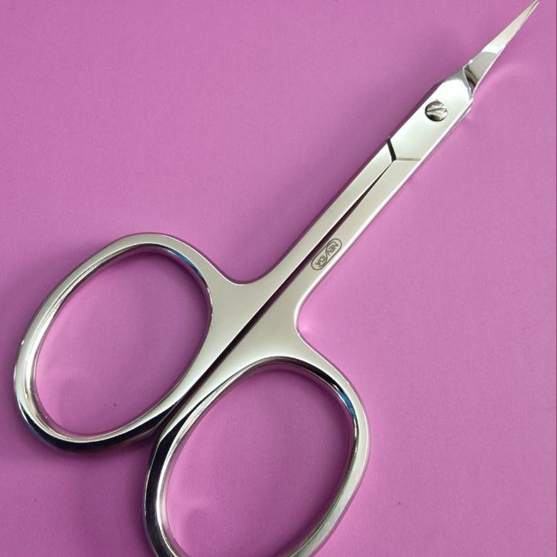 Forbicina Pellicine Curva Sottile - Acciaio inox Nevida KE01-104