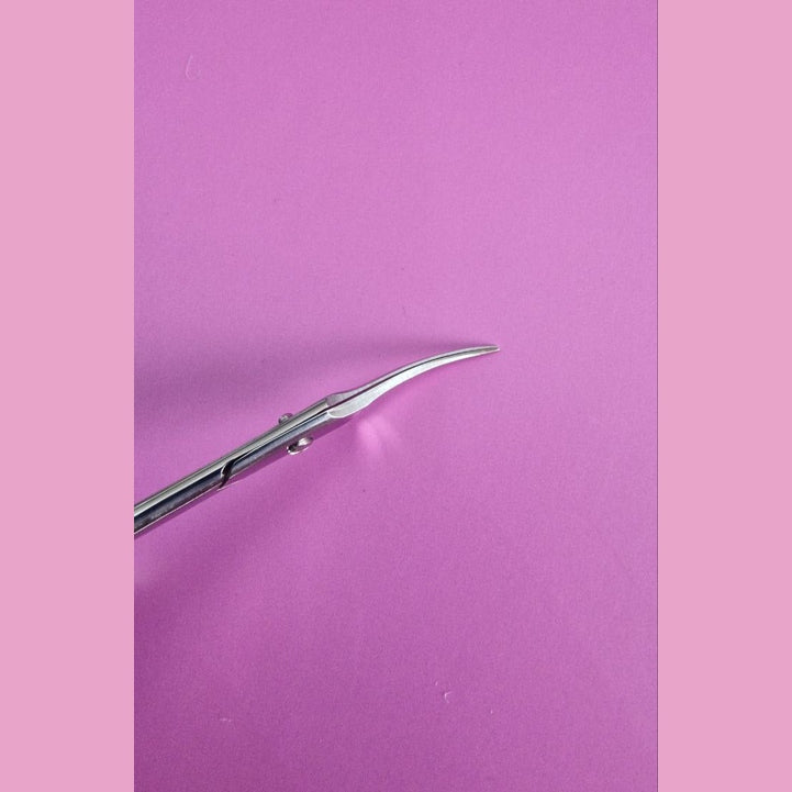 Forbicina Pellicine Curva Sottile - Acciaio inox Nevida KE01-104