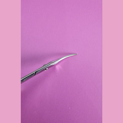 Forbicina Pellicine Curva Sottile - Acciaio inox Nevida KE01-104