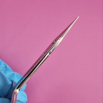 Forbicina Professionale Pellicine Punta Dritta Sottile - Acciaio inox Nevida KI-01-108