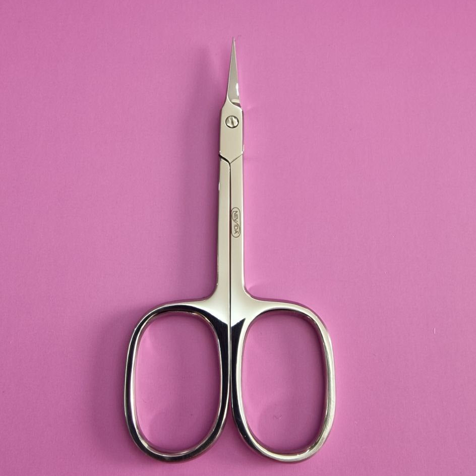 Forbicina Professionale Pellicine Punta Dritta Sottile - Acciaio inox Nevida KI-01-108